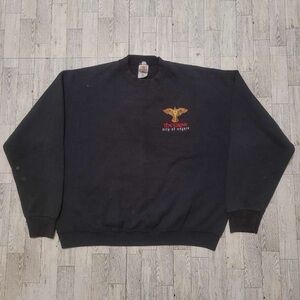 Men's Vintage 1996 The Crow City Of Angels Black Promotional Sweatshirt Size XL